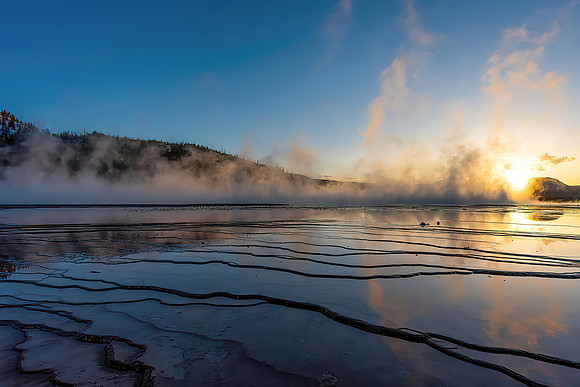 Last Light at Grand Prismatic